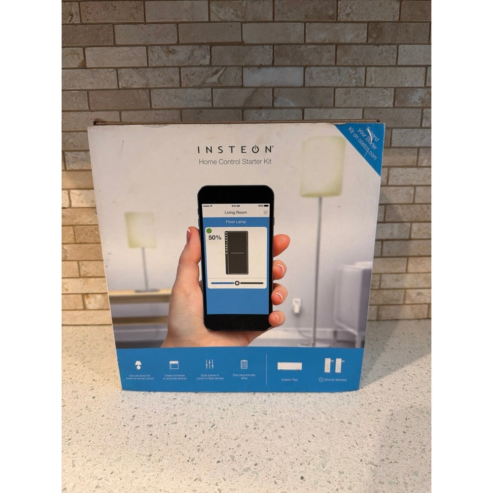 Insteon Home Control Starter Kit - Hub & 2 Light Dimmer Modules‎ NEW SEALED